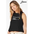 thumbnail image 1 of Designated Dinker Women's Pickleball Racerback Crop Tee, Fun Gift, Black, Medium, 1 of 2