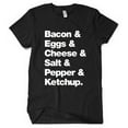 thumbnail image 1 of BEC SPK Bacon Egg & Cheese Sandwich T-Shirt, New York Deli Breakfast, Dark Heather Gray 3XL, 1 of 2