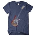 thumbnail image 1 of Guitar Beer T-Shirt - Navy, Large | Craft Beer & Music Festival Father's Day Tee, 1 of 2