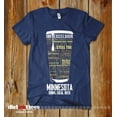 thumbnail image 1 of Minnesota Beer Shirt - Navy, 3XL | State Typography Print Beer Lover Gift, 1 of 2