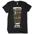 thumbnail image 1 of Nevada Beer Shirt - Black, Small | Typography Print Beer Lover Gift for Men, 1 of 2