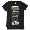 thumbnail image 1 of New Mexico Beer Shirt - Black, Small | Typography Print Beer Lover Gift for Men, 1 of 3