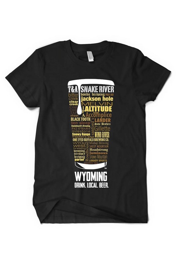 Ohio Craft Beer Typography T-Shirt - Black, 3XL Size | Custom Christmas Gift