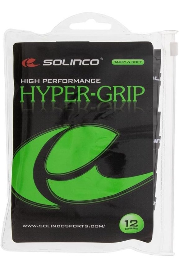 High Performance 12 OverGrips Pack, Hyper 12 Grip Pack - Black