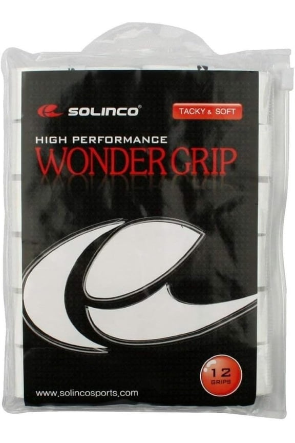 High Performance 12 OverGrips Pack, Wonder 12 Grip Pack - White
