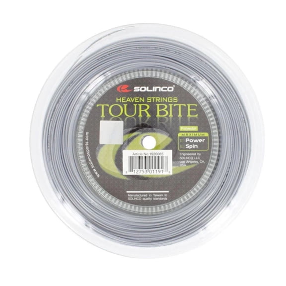 Solinco Tour Bite 19g Tennis String Reel, 656 feet / 200m