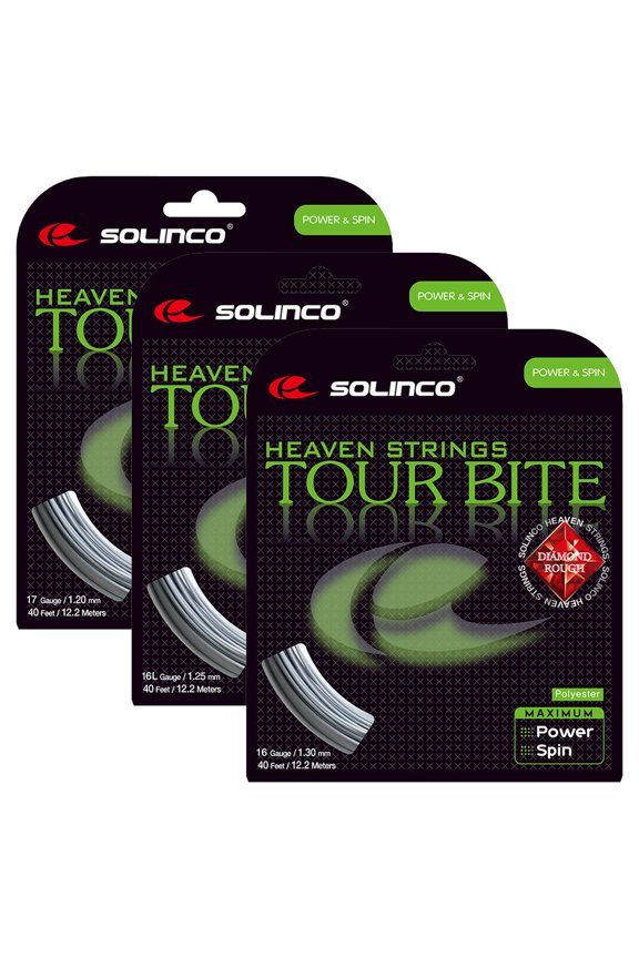 Tour Bite Diamond Rough Tennis String - Set