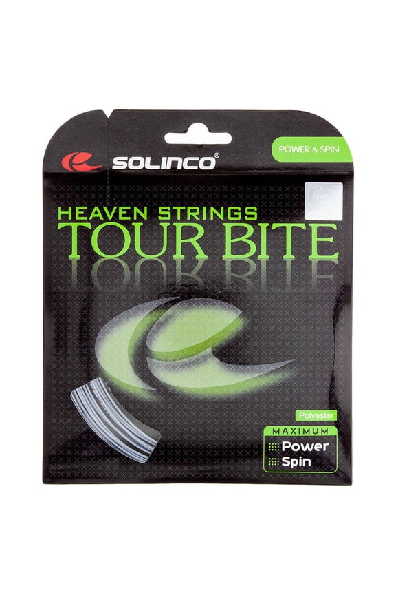 tour bite tennis string silver