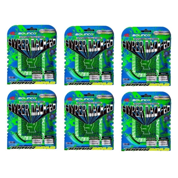 Solinco x Brain Dead Hybrid Hyper-G Round 17G - Mach 10 17G Tennis String- 6 Sets