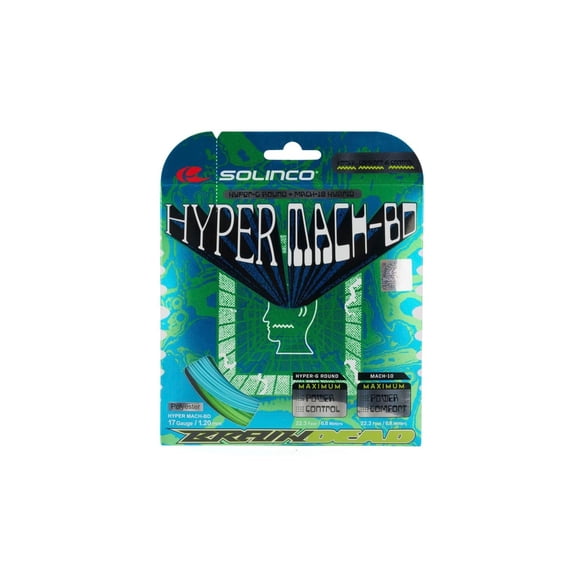 Solinco x Brain Dead Hybrid Hyper-G Round 17G - Mach 10 17G Tennis String