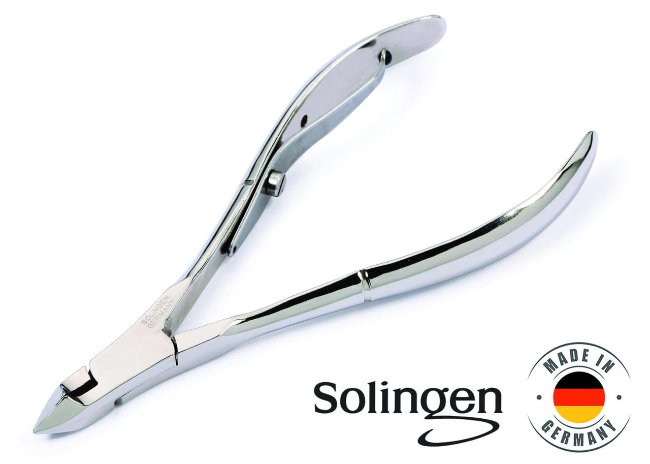  Solingen Nail Clippers, 2 Pcs Professional Sharp Tools Set, Stainless Steel Metal Made in Germany