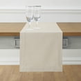 thumbnail image 1 of Solino Home Linen Hemstitch Table Runner 60 Inches - Cotton Linen Small Table Runner 14 x 60 Inch Ideal for Dresser and Coffee Tables - Spring, Easter, Mothers Day, 1 of 4