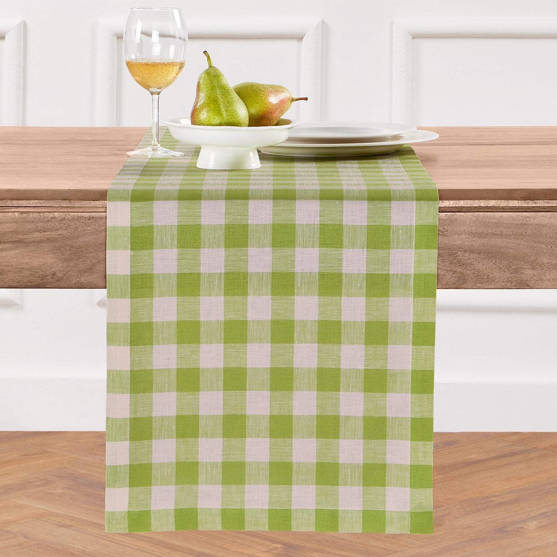 Morgan Check Table Runner