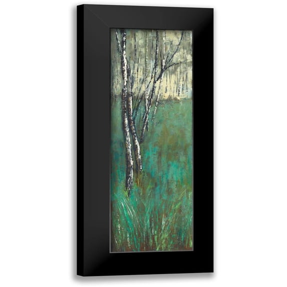 Solis, Luis 7x14 Black Modern Framed Museum Art Print Titled - Natures Companions I