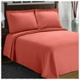 thumbnail image 1 of Solitaire 100% Cotton Jacquard MatelassÃÂ© Bedspread Set Coral / Full, 1 of 1