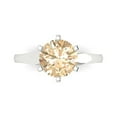 thumbnail image 1 of Solitaire Engagement Ring for Women - 2.5ct Natural Morganite in 18K White Gold Promise Ring, 1 of 6