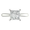 thumbnail image 1 of Solitaire Engagement Ring for Women - 2ct Simulated Diamond in 14K White Gold Promise Ring, 1 of 8