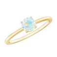 thumbnail image 1 of Rosec Jewels Real Ethiopian Opal Promise Ring for Women - October Birthstone Ring - AAA Quality - Ready to Gift for Valentines, 14K Yellow Gold, US 11.50, 1 of 9