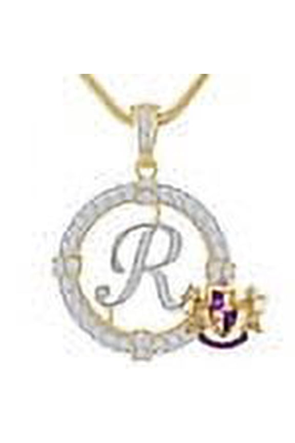 Solitaire Men's Big 2.75'' 14k White Gold Over Round Medallion Cursive Initial Letter Alphabet "R" Charm Pendent Chain Set 39 + Grams
