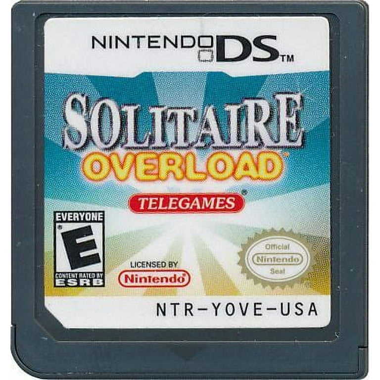 Solitaire Overload for Nintendo DS - BRAND NEW GAME CARD ONLY