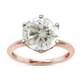 thumbnail image 1 of AFFY 3 Carat Round Moissanite Diamond Solitaire Engagement Ring for Women 10K Solid Rose Gold-7.5, 1 of 8