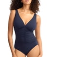 thumbnail image 1 of Solitaire V-Neck Underwire One-Piece Swimsuit, 1 of 4