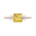 thumbnail image 1 of Solitaire with Accents Engagement Ring for Women - 1.62ct Natural Citrine in 14K Rose Gold Promise Ring, 1 of 8