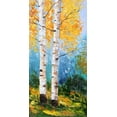 thumbnail image 1 of Solitary Birch Trees - CANVAS OR PRINT WALL ART, 1 of 1