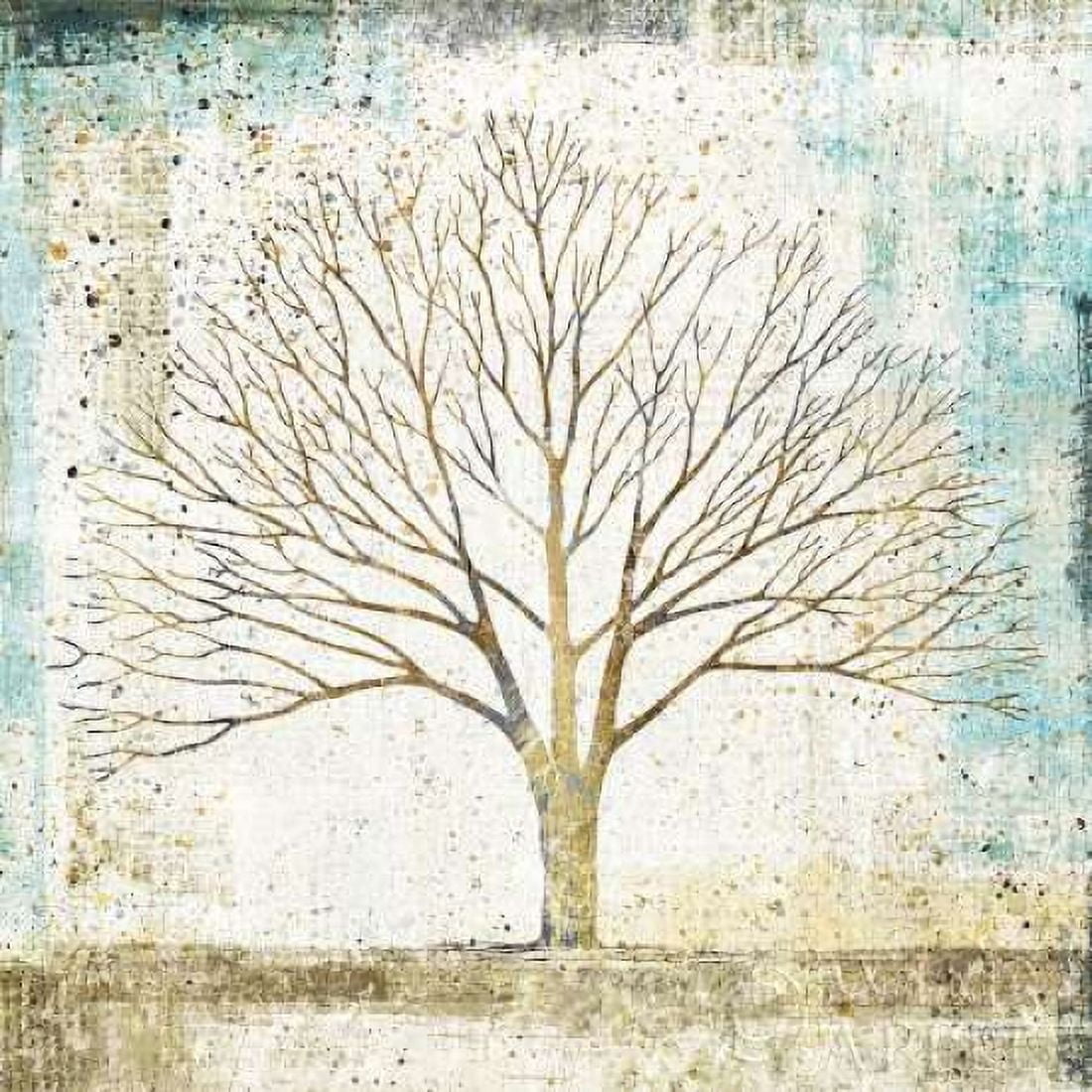Solitary Tree Collage Canvas Art - Avery Tillmon (24 x 24)