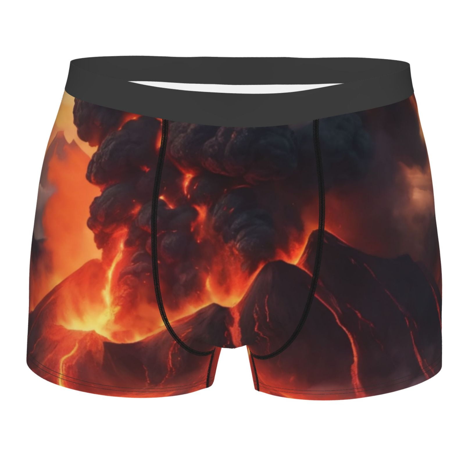 Solitary Witness: Volcanic Fury Men's Underwear Sexy Underwear Nylon 