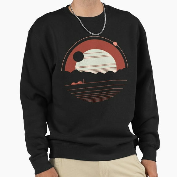 Solitude Nature Landscape Introvert Retro Aesthetic Graphic Vintage Unisex Sweatshirt G119, Up to Size 5XL