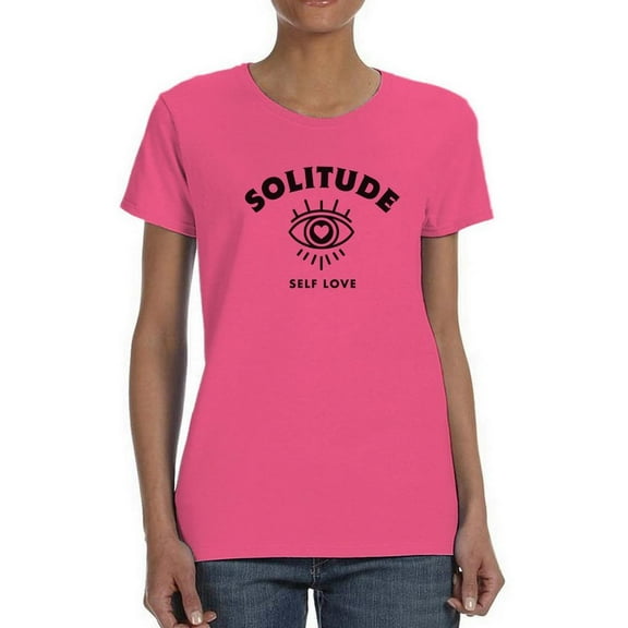 Solitude Self Love Shaped T-Shirt Women -Image by Shutterstock, Female Small