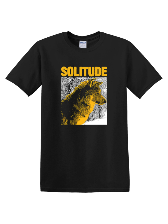 Solitude Wolf Wilderness Animal Graphic T-Shirt