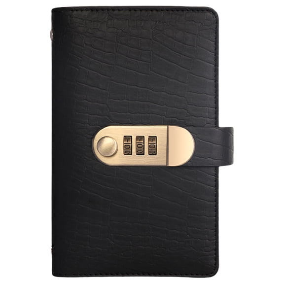 Solivara 1 Envelope Saving Challenge Book With Password Lock, 7x4.2 Inch Savings Challenges Budget Planner With Envelopes(Black,4.33*7.01in)