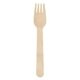 thumbnail image 1 of Solivara 100 Pack Compostable Wooden Forks And Spoons Cutlery Set Eco Friendly Biodegradable Utensils (A,One Size), 1 of 9