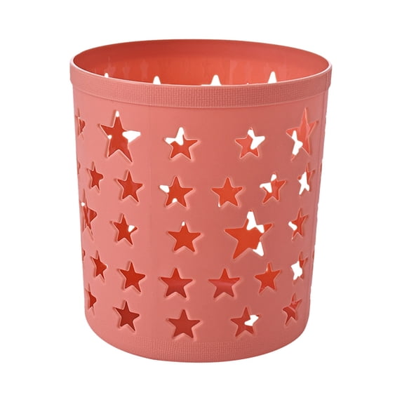 Solivara 2025 Creative Star Shape Pen Holder Plastic Desktop Storage Box For Room And Office Stationery(Orange,One Size)