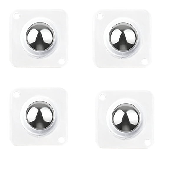 Solivara 360 Degree Swivel Adhesive Caster Wheels Quiet Glide For Kitchen Appliance Trash Can Storage Box(A,0.79*0.39 in)