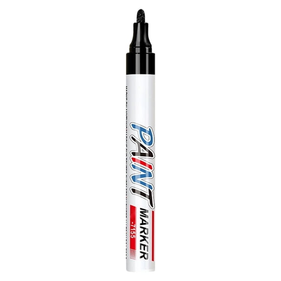 Solivara 3Ml Stone Paint Marker Pen For Restoring Inscriptions Ideal For Lettering And Marking On Stone (Black,5.51*0.79in)