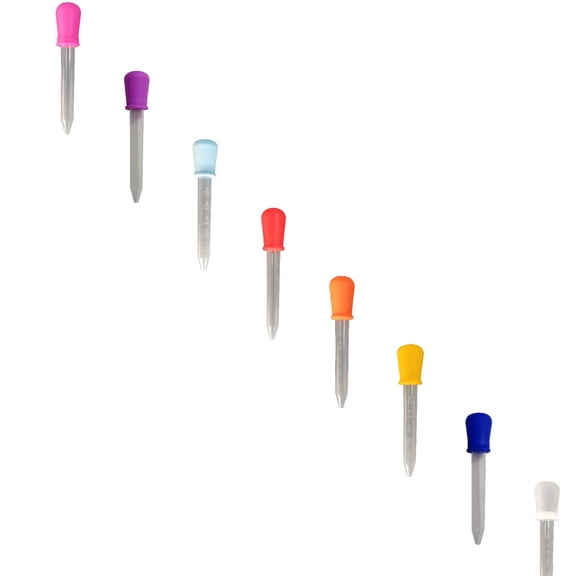 Solivara 5 Ml Oral Syringe Graduated For Liquid Medicine Infant Feeding Home Use Clear Markings Pipette(Hot Pink*1+Purple*1+Sky Blue*1,As Shown)