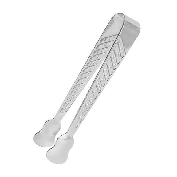 Solivara 9.5Cm Long Handle Heat Tool Incense Clip Precise And Easy Handling Tweezers Tong For Home Churches Spas Yoga Studios (Silver,3.71.57*4in)