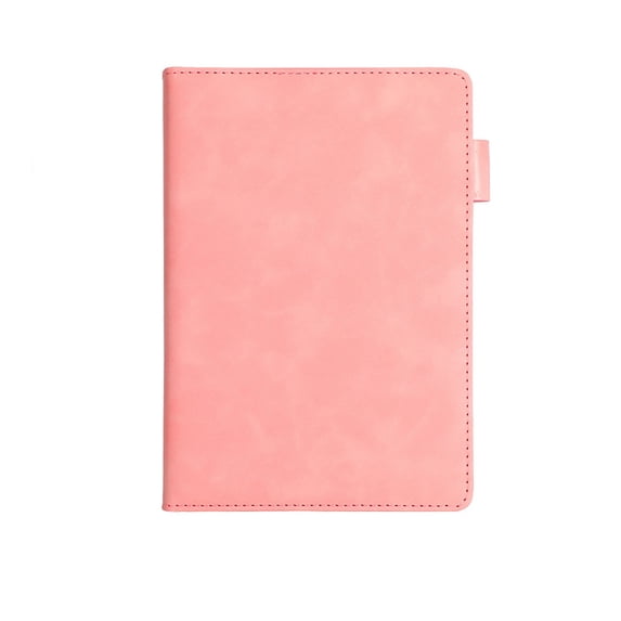 Solivara A5 Hardcover Leather Unlined Blank Journal Notebook 200 Pages Thick For Sketching And Writing(Pink,One Size)