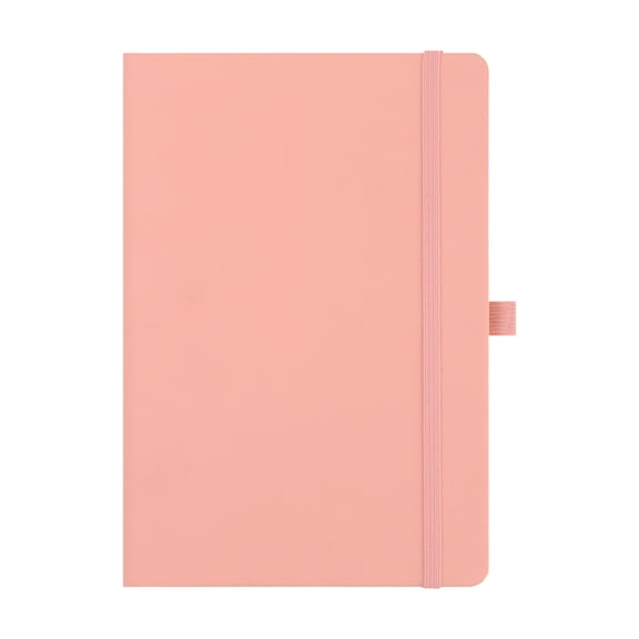 Solivara A5 Hardcover Notebook With Pen Loop Slim Lightweight Journal For Purse Daily Notes And Lists (Pink,5.83 x 4.61 in)