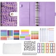 thumbnail image 1 of Solivara A6 Fashionable Ring Bound Budget Planner Income Expense Ledger With Storage And Categorization Stickers(C,7.4*5.31in), 1 of 6