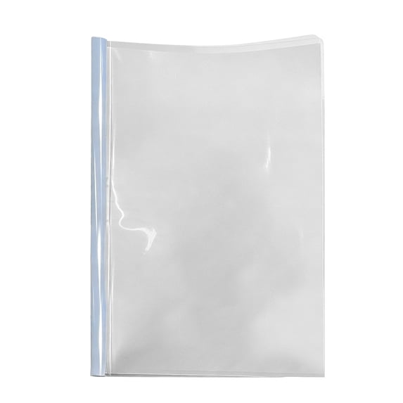Solivara Accordion File Folder Pull Out Transparent Large Capacity For Papers Reports Resume Storage(Blue,8.43*11.89in)