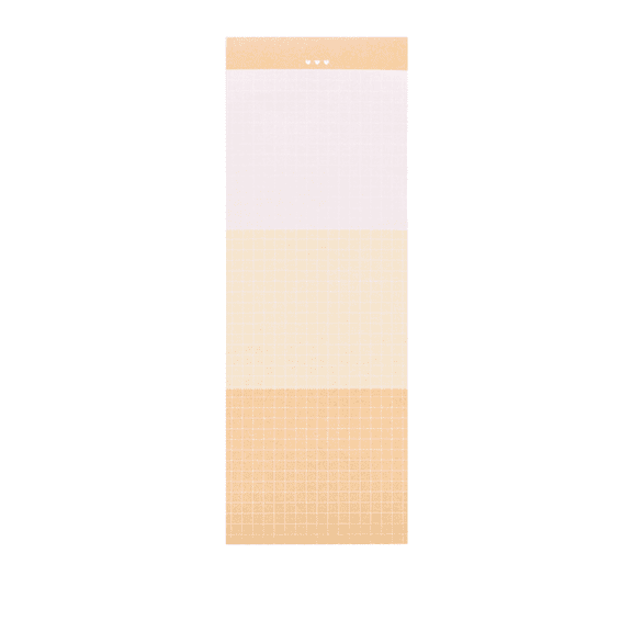Solivara Aesthetic Gradient Grid Memo Set 6 Multi Color Visual Organization Grid Paper For Planning Daily To Do Lists And Decorative Stationery(A,1pcs)