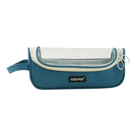 Solivara Aesthetic Pencil Case Large Capacity For Home Office Cosmetic Storage (D,One Size)