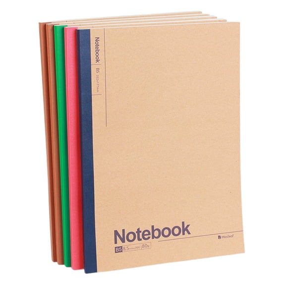 Solivara B5 Composition Notebook With Rainbow Spine College Ruled Lined Paper For Home And Office(F,One Size)
