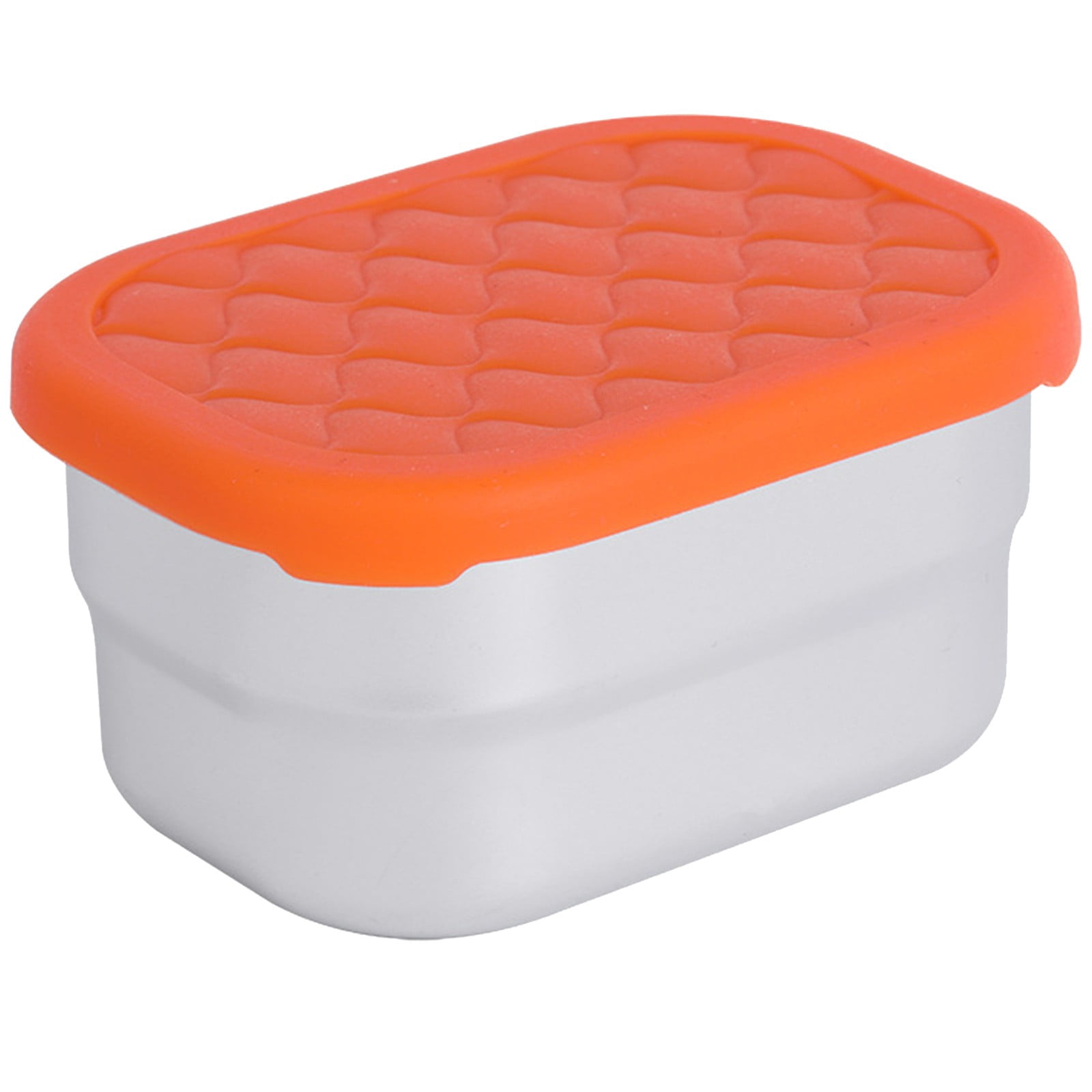 Solivara Collapsible Stainless Seasoning Box Patterned Silicone Lid ...