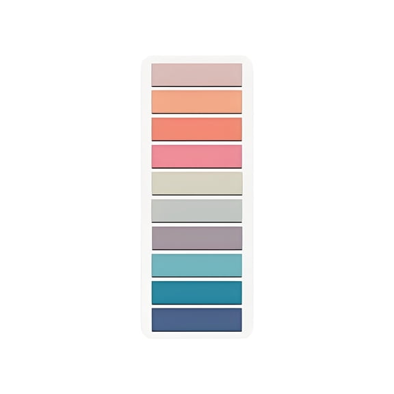 Solivara Colorful Translucent Sticky Book Tabs For Page Marking Annotation And Reading Organization (C,One Size)