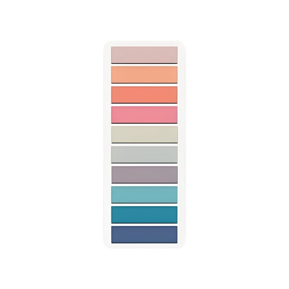 Solivara Colorful Translucent Sticky Book Tabs For Page Marking Annotation And Reading Organization (C,One Size)